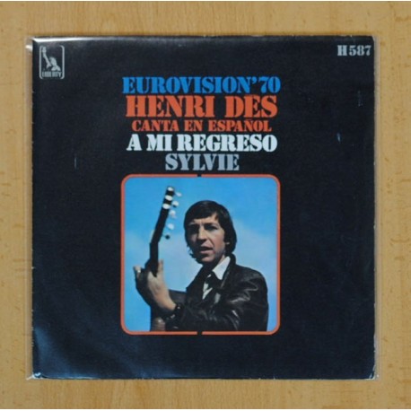 [228429] HENRI DES - A MI REGRESO / SYLVIE - SINGLE