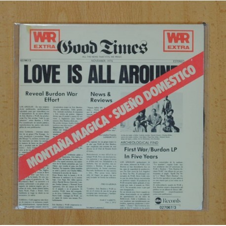 WAR FEATURING - MONTAÑA MAGICA / SUEÑO DOMESTICO - SINGLE