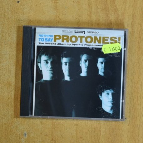 [408289] PROTONES - NOTHING TO SAY - CD