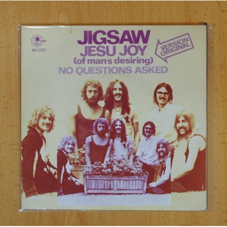 [229185] JIGSAW - JESU JOY ( OF MAN´S DESIRING) / NO QUESTIONS ASKED - SINGLE