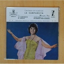 MRUJITA DIAZ CANCIONES DE LA PELICULA CUMPARSITA - LA CUMPARISTA + 3 - BSO - EP