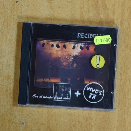DECIBELIOS - CON EL TIEMPO Y UNA CANA + VIVOS 88 - CD