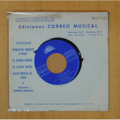 [229349] EDICION CORREO MUSICAL - POQUITITO POQUITO A POCO + 3 - EP