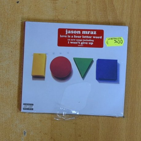 JASON MRAZ - LOVE IS A FOUR LETTER WORD - CD