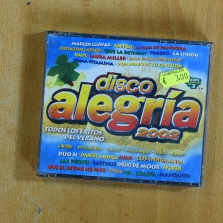 VARIOS - DISCO ALGRIA 2002 - CD