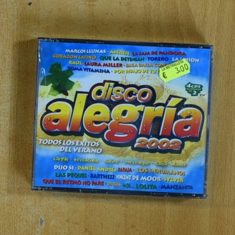 VARIOS - DISCO ALGRIA 2002 - CD