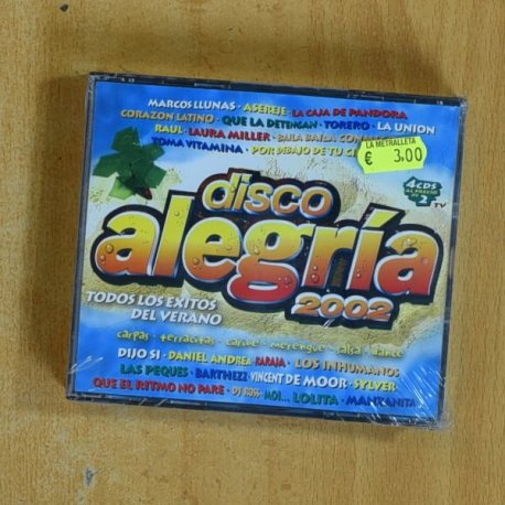 VARIOS - DISCO ALGRIA 2002 - CD