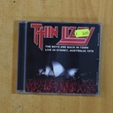 THIN LIZZY - THE BOYS ARE BACK IN TOWN LIVE IN SYDNEY AUSTRALIA 1978 - CD