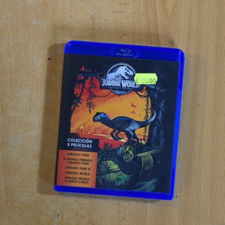 COLECCION 5 PELICULAS JURASSIC WORLD - BLURAY