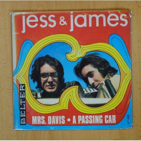 JESS & JAMES - MRS. DAVIS / A PASSING CAR - SINGLE