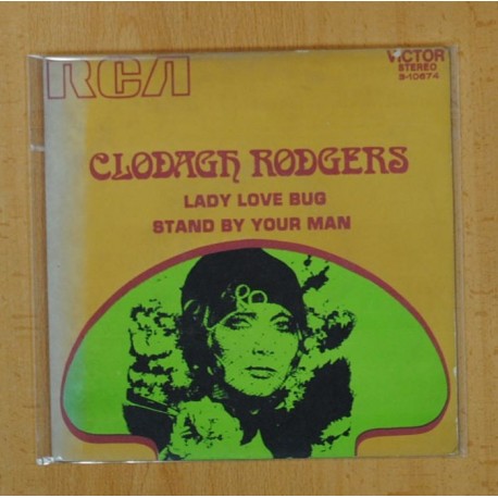 [230704] CLODAGH RODGERS - LADY LOVE BUG / STAND BY YOUR MAN - SINGLE