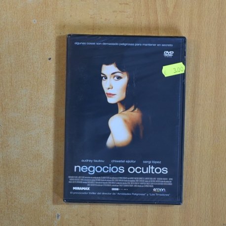 NEGOCIOS OCULTOS - DVD