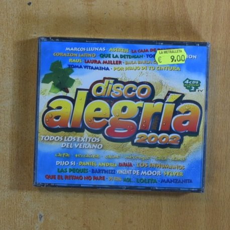 VARIOS - DISCO ALEGRIA 2002 - CD