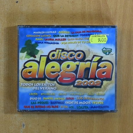 VARIOS - DISCO ALEGRIA 2002 - CD