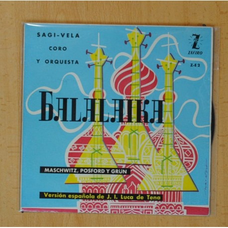 [231830] BALALAIKA SAGI-VELA - FUE EN LA BALALAIKA + 3 - EP