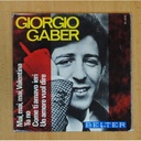 GIORGIO GABER - MAI, MAI, VALENTINA + 3 - EP