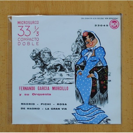 FERNANDO GARCIA MORCILLO Y SU ORQUESTA - MADRID + 3 - EP