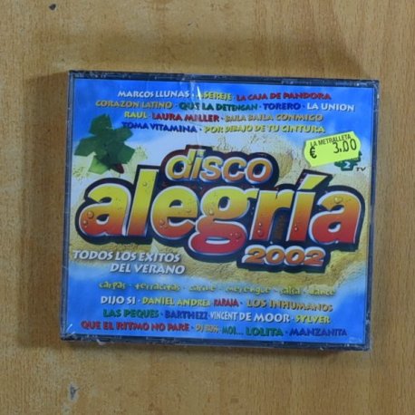 VARIOS - DISCO ALEGRIA 2002 - CD