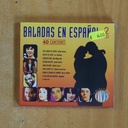 VARIOS - BALADAS EN ESPAÑOL - CD