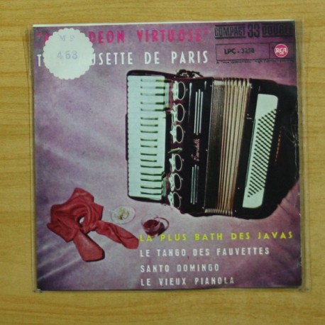 [1020109] TRIO MUSETTE DE PARIS - LA PLUS BATH DES JAVAS + 3 - EP