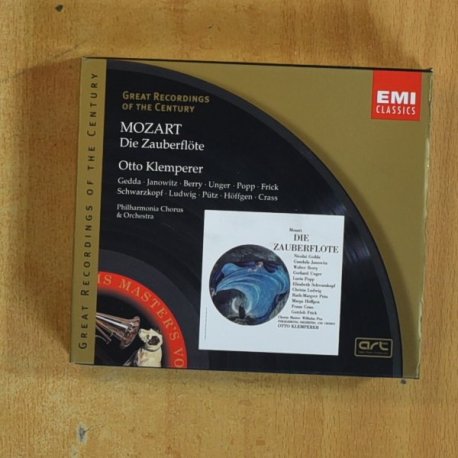[413989] MOZART - DIE AUBERFLOTE - CD