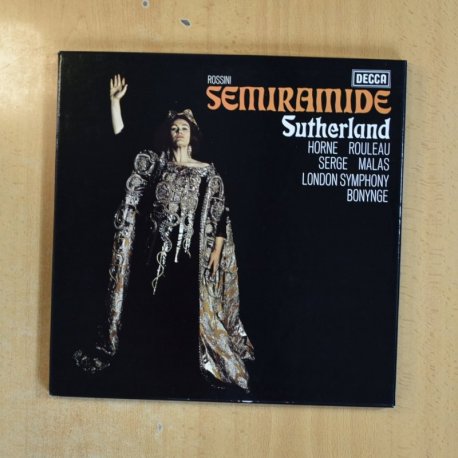 ROSSINI - SEMIRAMIDE - BOX 3 LP + LIBRETO