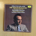 BRAHMS - DIE KLAVIERKONZERTE - BOX 2 LP + LIBRETO