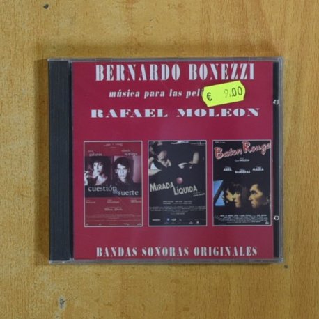 [415259] BERNARDO BONEZZI - CUESTION DE SUERTE / MIRADA LIQUIDA / BATON ROUGE - CD