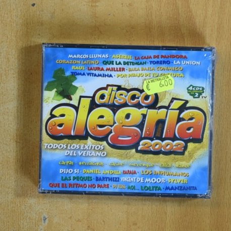 VARIOS - DISCO ALEGRIA 2002 - CD