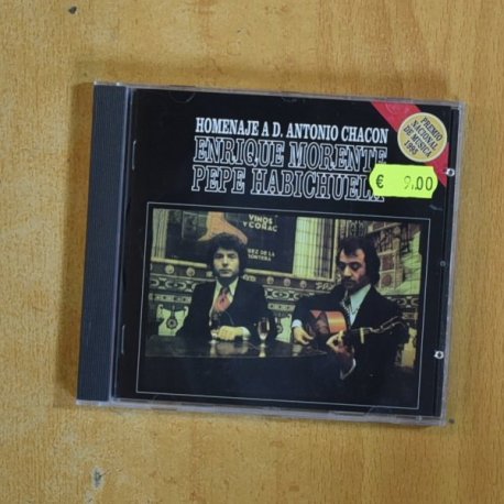 [415369] ENRIQUE MORENTE / PEPE HABICHUELA - HOMENAJE A D ANTONIO CHACON - CD