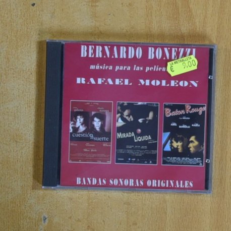 [415702] BERNARDO BONEZZI - CUESTION DE SUERTE / MIRADA LIQUIDA / BATON ROUGE - CD