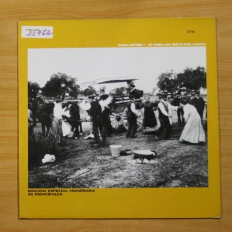 [1006383] DANZA INVISIBLE - NO HABRA MAS FIESTAS PARA MAÑANA - PROMO - MAXI