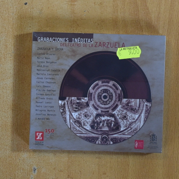 [415836] VARIOS - GRABACIONES INEDITAS DEL TEATRO DE LA ZARZUELA - CD