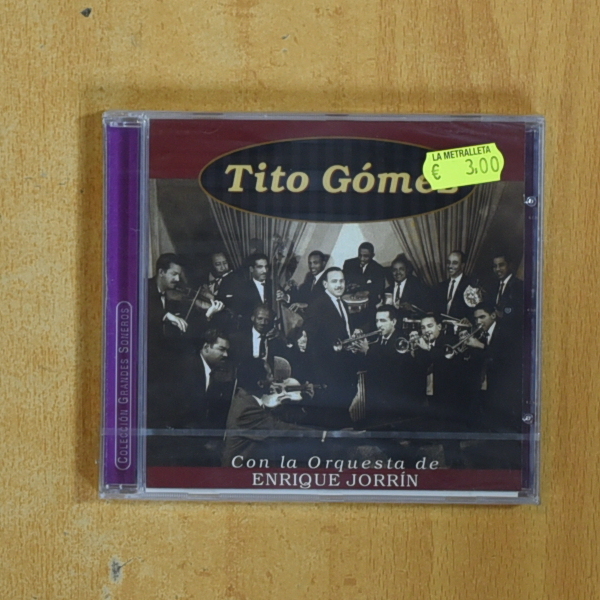 [415839] TITO GOMEZ - TITO GOMEZ CON LA ORQUESTA DE ENRIQUE JORRIN - CD