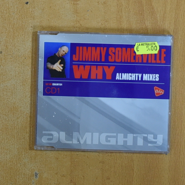 JIMMY SOMERVILLE - WHY - CD SINGLE