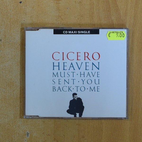 CICERO - HEAVEN MUST HAVE SENT YOU BACK TO ME - CD SINGLE