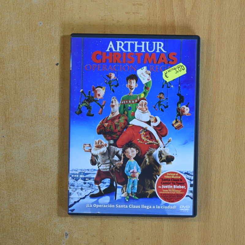 ARTHUR CHRISTMAS OPERACION REGALO - DVD