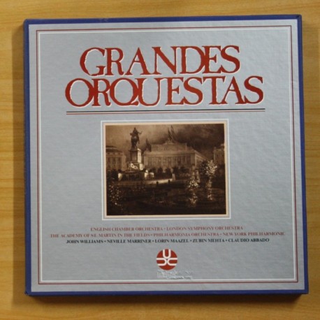 [1013820] VARIOS - GRANDES ORQUESTAS - INCLUYE LIBRETO - BOX 5 LP