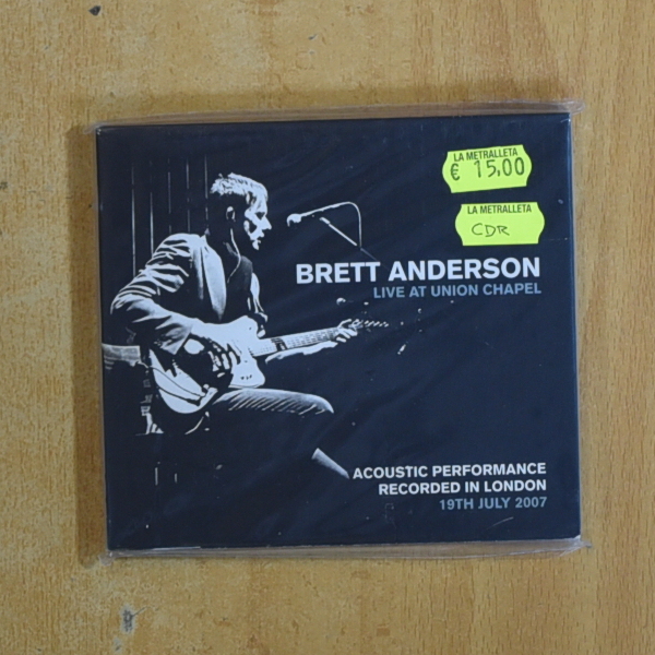 BRETT ANDERSON - LIVE AT UNION CHAEL - CDR