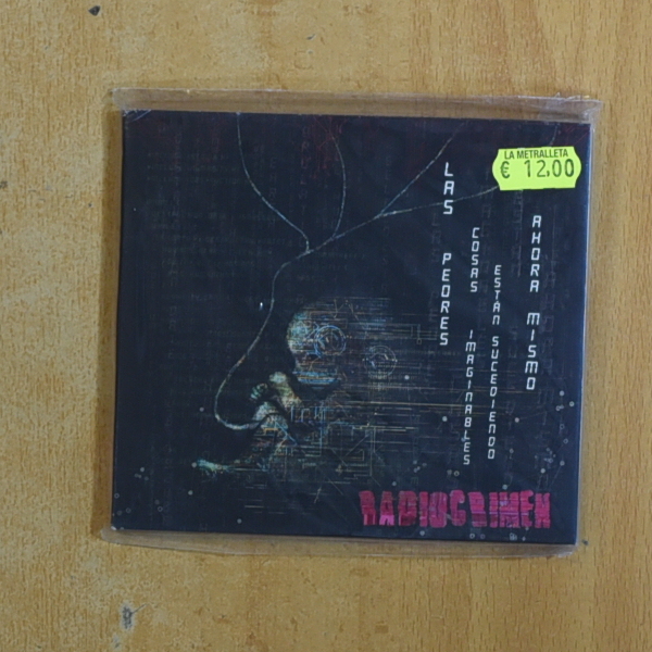 RADIOCRIMEN - LAS COSAS ESTAN AHORA MISMO SUCEDIENDO IMAGINABLES PEDRES - CD