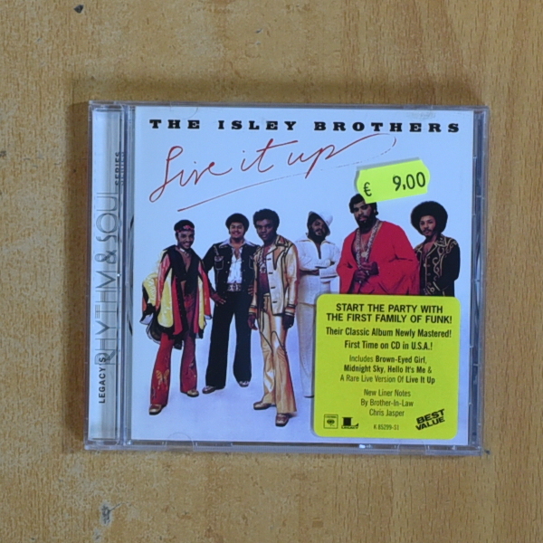 [416428] THE ISLEY BROTHERS - LIVE IT UP - CD
