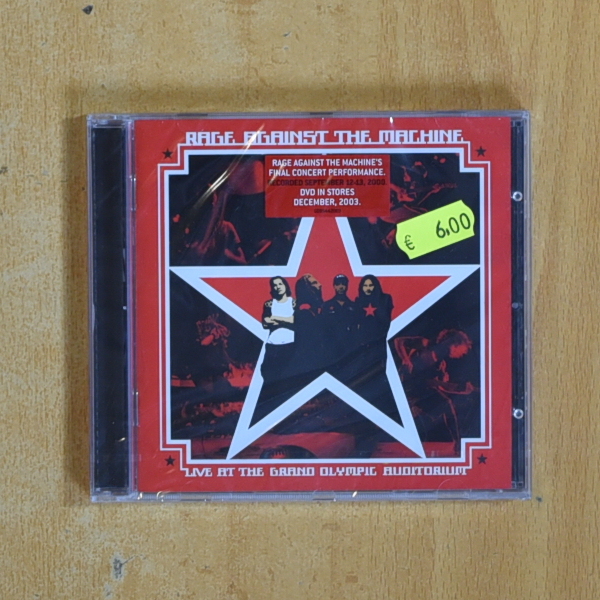 RAGE AGAINST THE MACHINE - LIVE AT THE GRAND OLYMPIC AUDITORIUM - CD