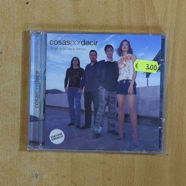 [416517] COSAS POR DECIR - TROYA ARDIO HACE TIEMPO - CD