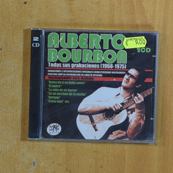 ALBERTO BOURBON - TODAS SUS GRABACIONES - CD
