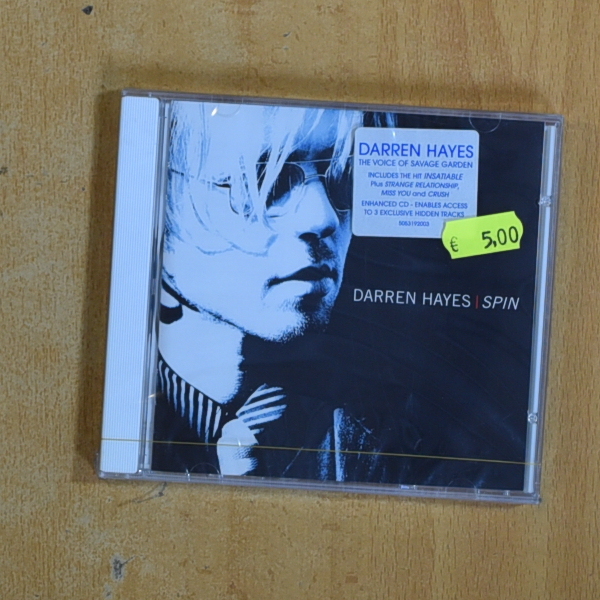 DARREN HAYES - SPIN - CD