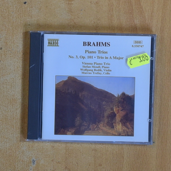 BRAHMS - PIANO TRIOS - CD