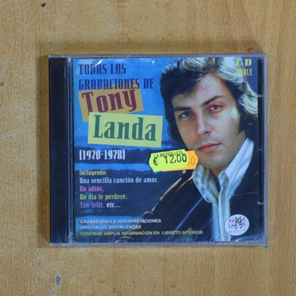 TONY LANDA - TODAS LAS GRABACIONES DE TONY LANDA - CD