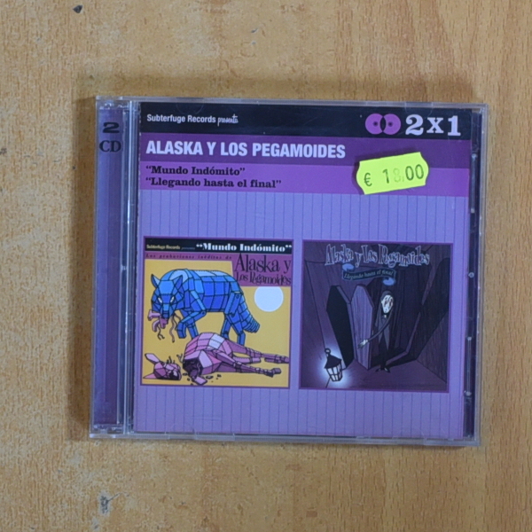 ALASKA Y LOS PEGAMOIDES - MUNDO INDOMITO / LLEGANDO HASTA EL FINAL - CD