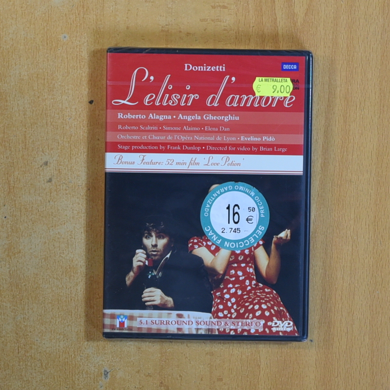DONIZETTI L ELISIR D AMORE - DVD