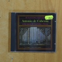 ANTONIO DE CABEZON - EN LOS ORGANOS DE COVARRUBIAS Y DAROCA - CD